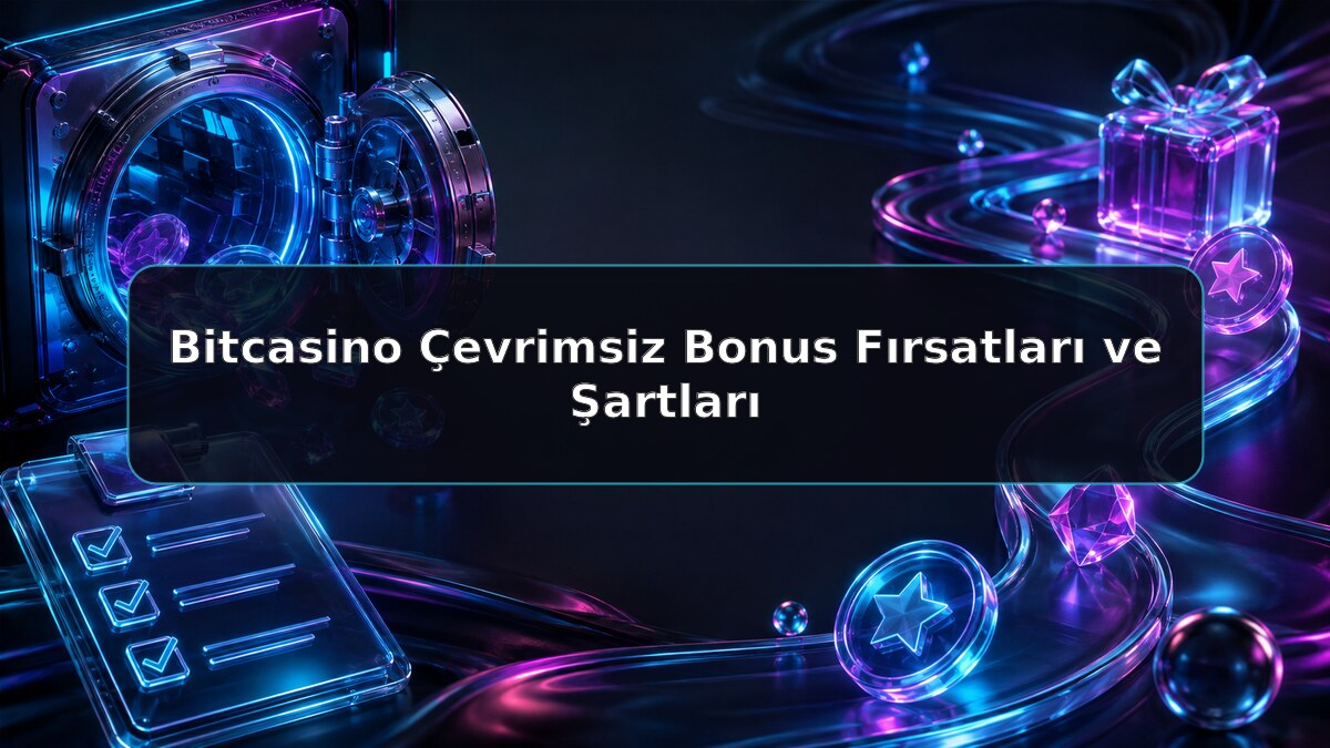Bitcasino Çevrimsiz Bonus Fırsatları ve Şartları için Bitcasino bilgilendirme görseli