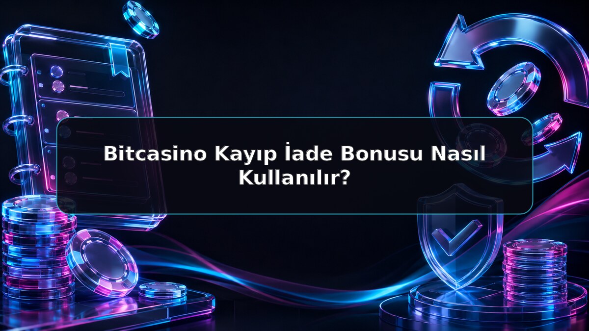 Bitcasino Kayıp İade Bonusu Nasıl Kullanılır için Bitcasino bilgilendirme görseli