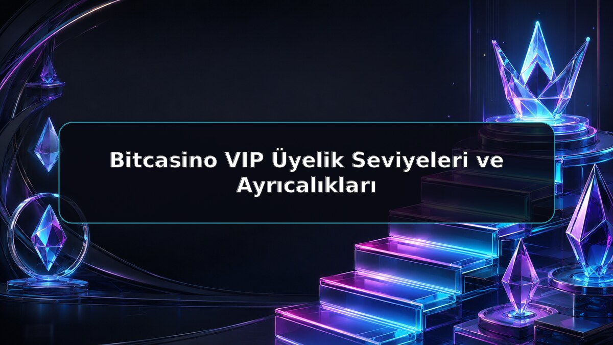 Bitcasino VIP Üyelik Seviyeleri ve Ayrıcalıkları için Bitcasino bilgilendirme görseli
